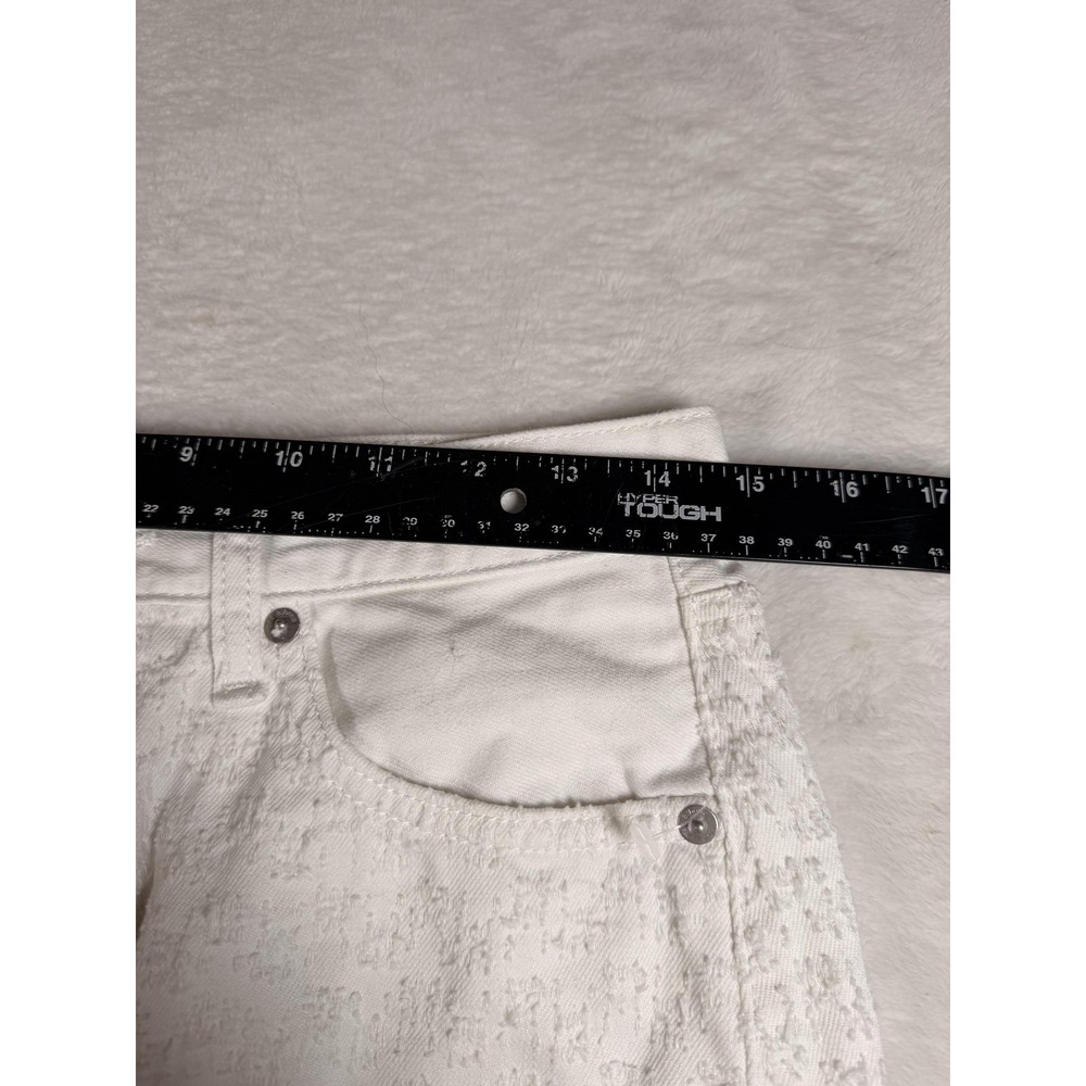 Rag & Bone Skirt Womens 28 White Tweed Denim Wrap Mini Fringe Hem Layered - Picture 9 of 10